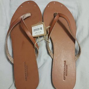 New with tags womens leather sandals sz 7